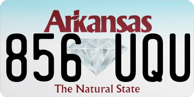 AR license plate 856UQU