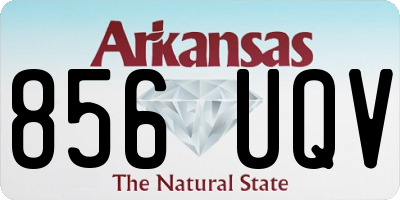 AR license plate 856UQV
