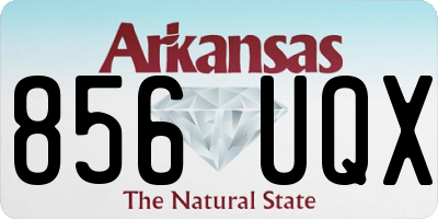 AR license plate 856UQX
