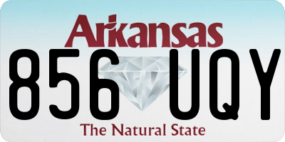 AR license plate 856UQY