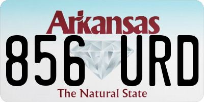 AR license plate 856URD