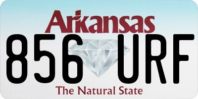 AR license plate 856URF