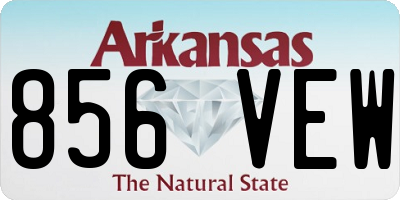 AR license plate 856VEW