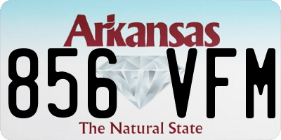 AR license plate 856VFM