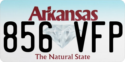 AR license plate 856VFP