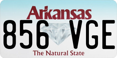 AR license plate 856VGE