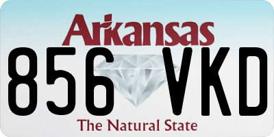 AR license plate 856VKD