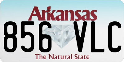 AR license plate 856VLC