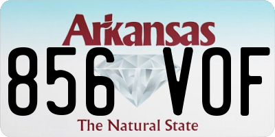 AR license plate 856VOF