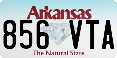 AR license plate 856VTA
