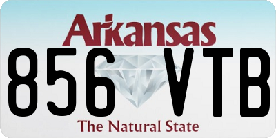 AR license plate 856VTB