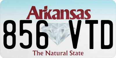 AR license plate 856VTD