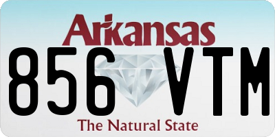 AR license plate 856VTM