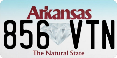 AR license plate 856VTN