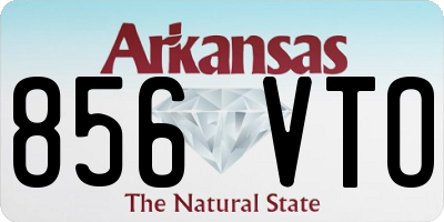 AR license plate 856VTO