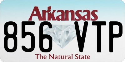 AR license plate 856VTP