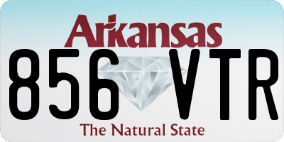 AR license plate 856VTR
