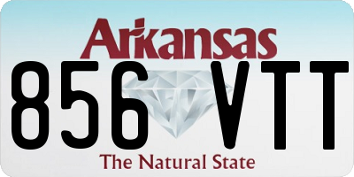 AR license plate 856VTT