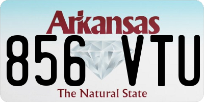 AR license plate 856VTU