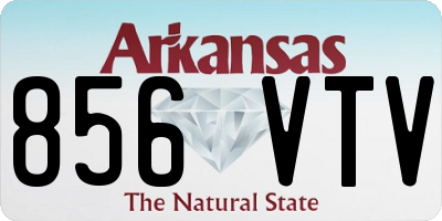 AR license plate 856VTV