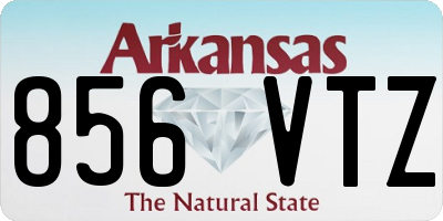 AR license plate 856VTZ