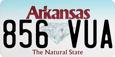 AR license plate 856VUA