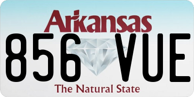 AR license plate 856VUE