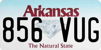 AR license plate 856VUG