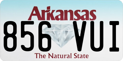 AR license plate 856VUI