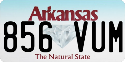 AR license plate 856VUM