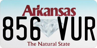 AR license plate 856VUR
