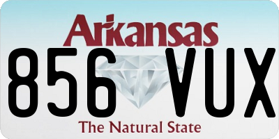 AR license plate 856VUX
