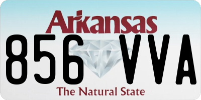 AR license plate 856VVA
