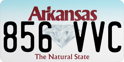 AR license plate 856VVC