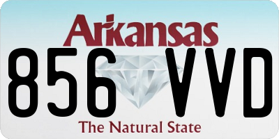 AR license plate 856VVD