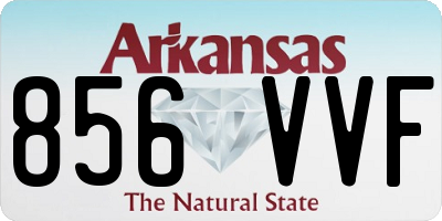 AR license plate 856VVF