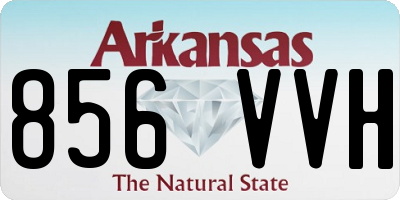 AR license plate 856VVH