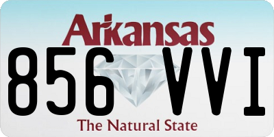 AR license plate 856VVI