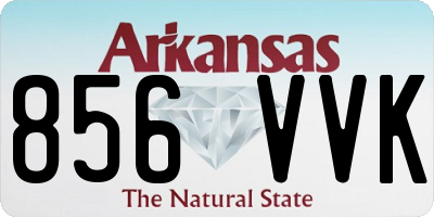 AR license plate 856VVK