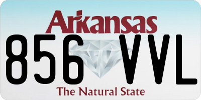 AR license plate 856VVL