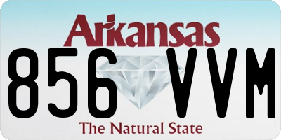 AR license plate 856VVM