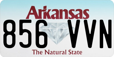 AR license plate 856VVN