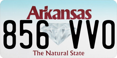 AR license plate 856VVO
