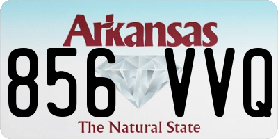 AR license plate 856VVQ