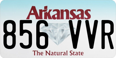 AR license plate 856VVR