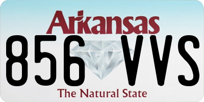 AR license plate 856VVS