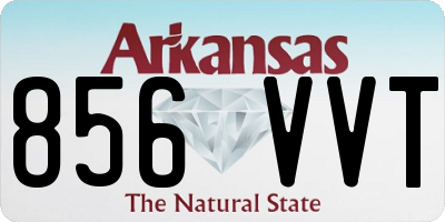AR license plate 856VVT
