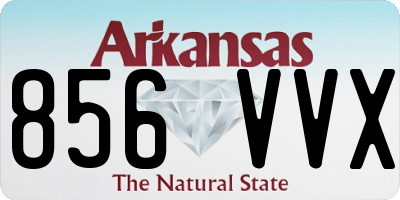 AR license plate 856VVX