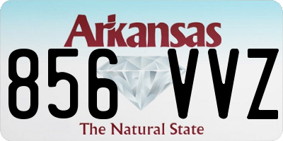 AR license plate 856VVZ