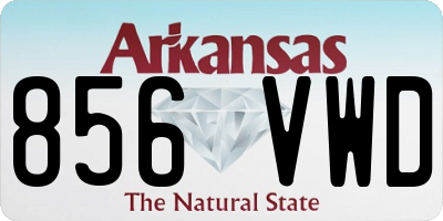 AR license plate 856VWD